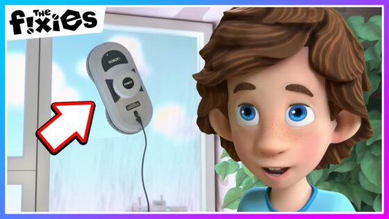 The Window Cleaner 🪟 | The Fixies | Educational Cartoons For Kids - Kingdom Kids Zone, Little Learners - The Fixies