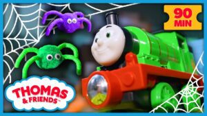 Spooky Spiders on the Loose! | Thomas & Friends: Watch Out Thomas! | 90+ Minutes! - Kids TV Series, Kingdom Kids Zone - Thomas & Friends