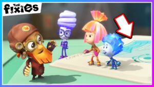The Fixies Find The Professor's Keycard | The Fixies | Educational Cartoons For Kids - Kingdom Kids Zone, Little Learners - The Fixies
