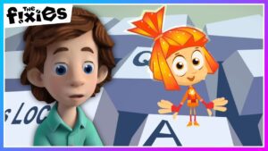 Can The Keyboard Be Fixed? | The Fixies | Educational Cartoons For Kids - Kingdom Kids Zone, Little Learners - The Fixies