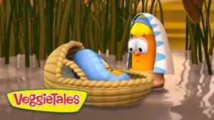 God's Plan for Baby Moses 🌊 Babysitter in Denile | VeggieTales Bible Story - Kids TV Series, Kingdom Kids Zone - VeggieTales Official