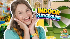 Silly Miss Lily visits Lanky Land Indoor Playground for Kids! 🛝 Let’s Find Cotton & Learn to Read! - Kingdom Kids Zone, Little Learners, Shows - Paisley's Corner - Educational Videos for Kids