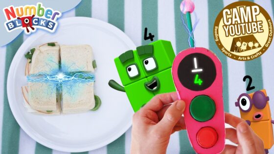 The Great Outdoors Fraction Picnic | Camp YouTube | Learn to Count – Kids Compilation | Numberblocks - Kingdom Kids Zone, Little Learners - Numberblocks