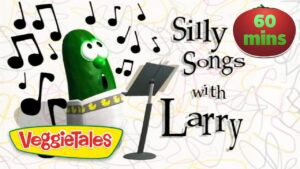 Larry's Mega 1 Hour Silly Song Compilation 🎤 VeggieTales 🎵 Cheeseburger, Hairbrush, Cebu, My Lips - Kids TV Series, Kingdom Kids Zone - VeggieTales Official