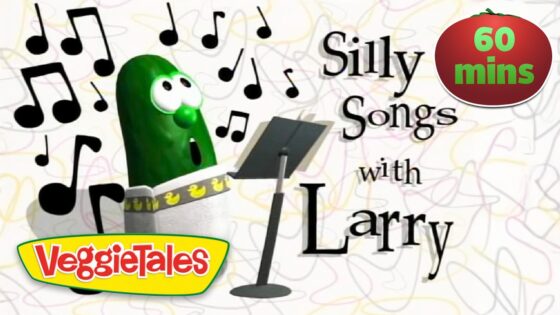 Larry's Mega 1 Hour Silly Song Compilation 🎤 VeggieTales 🎵 Cheeseburger, Hairbrush, Cebu, My Lips - Kids TV Series, Kingdom Kids Zone - VeggieTales Official
