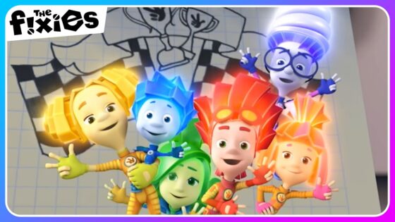 The Big Race 🏁 | The Fixies | Educational Cartoons For Kids - Kingdom Kids Zone, Little Learners - The Fixies