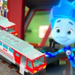Машинист (Новая серия!) I Фиксики. Самое время! Бонус – серии о транспорте! - Kingdom Kids Zone, Little Learners - Фиксики