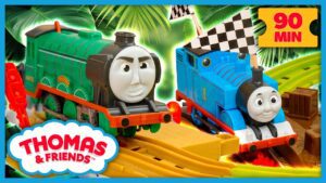 Thomas Chases Down the Flying Scotsman! | Thomas & Friends: Watch Out Thomas! | 90 Minutes! - Kids TV Series, Kingdom Kids Zone - Thomas & Friends