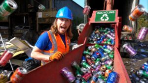Handyman Hal, I Got a Job for You! ♻️ Recycling Aluminum Cans & Recycling Trucks! - Kingdom Kids Zone, Sing With Me - Handyman Hal - Music for Kids