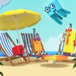 Summer Vacation Counting! | Learn to Count for Kids Compilation | Number Cartoon | Numberblocks - Kingdom Kids Zone, Little Learners - Numberblocks