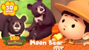 Adventures of the Baby Moon Bear Surviving in the Wild! | Leo the Wildlife Ranger | Animal Cartoons - Kids TV Series, Kingdom Kids Zone - Leo the Wildlife Ranger - Official Channel