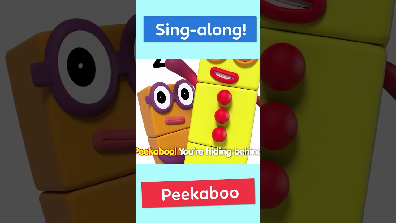 Peekaboo! – Sing Along | Learn to Count for Kids | Number Cartoon | Numberblocks #shorts - Kingdom Kids Zone, Little Learners, Shorts - Numberblocks