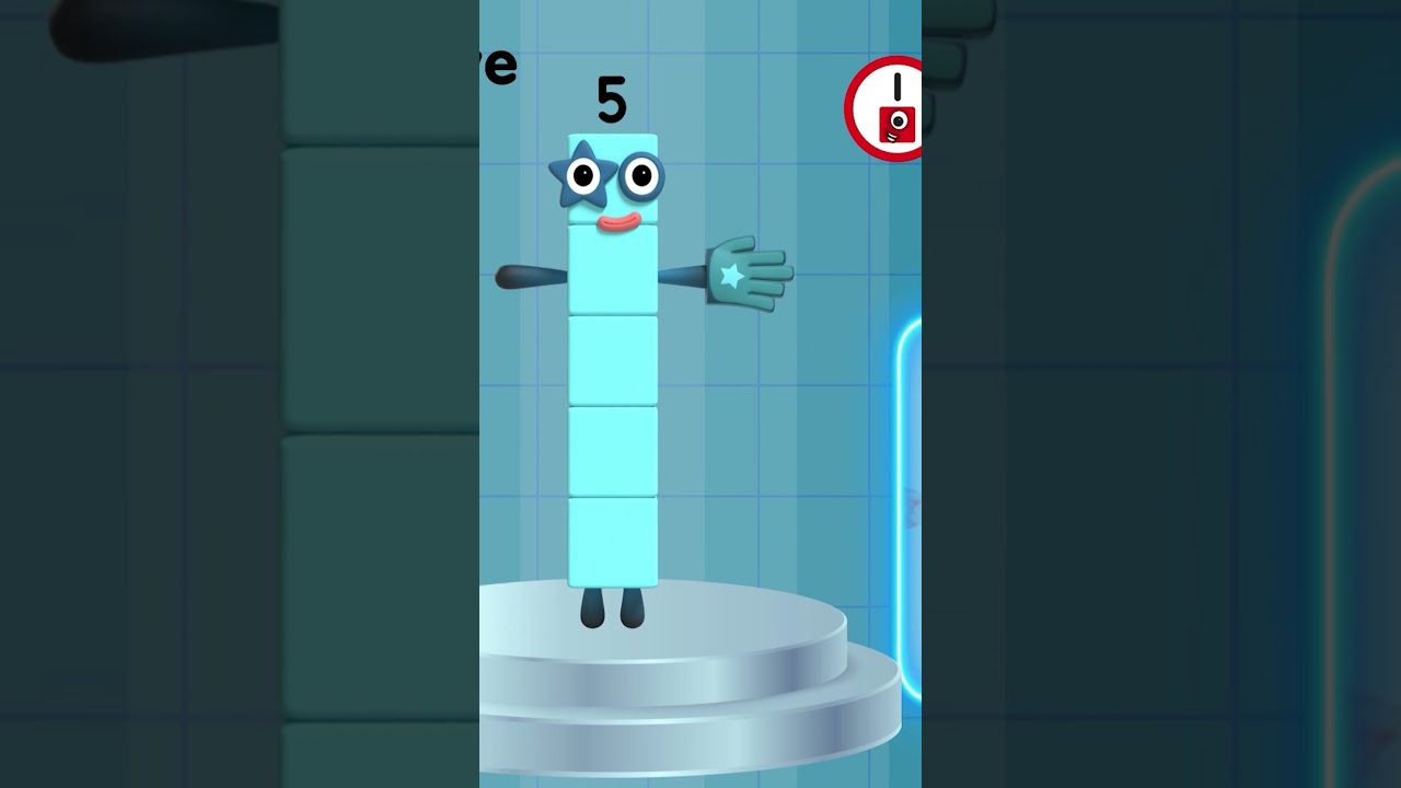 All About Numberblock 5! | Learn to Count for Kids | Number Cartoon | Numberblocks #shorts - Kingdom Kids Zone, Little Learners, Shorts - Numberblocks