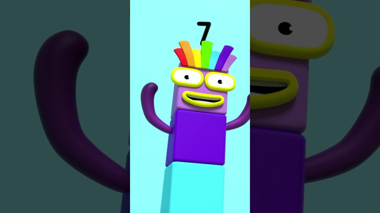All About Numberblock 7! | Learn to Count for Kids | Number Cartoon | Numberblocks #shorts - Kingdom Kids Zone, Little Learners, Shorts - Numberblocks