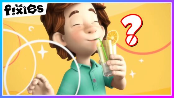 What is Tom Thomas Drinking 🥤 | The Fixies | Educational Cartoons For Kids - Kingdom Kids Zone, Little Learners - The Fixies