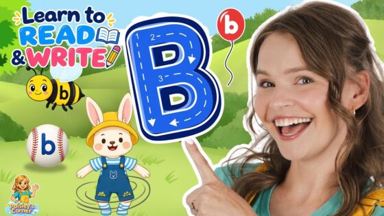 Learn to Read & Write Letter B w/ Silly Miss Lily | ABCS, Phonics, Toddler Learning | Kids Videos - Kingdom Kids Zone, Little Learners, Shows - Paisley's Corner - Educational Videos for Kids