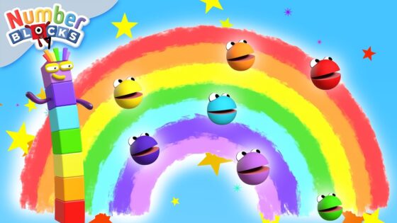 One Hour of Rainbow Math | Learn to Count for Kids Compilation | Number Cartoon | Numberblocks - Kingdom Kids Zone, Little Learners - Numberblocks