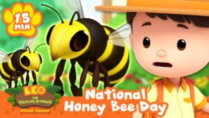 Let's Celebrate National Honey Bee Day with Leo! | Leo the Wildlife Ranger | Learning Animal Cartoon - Kids TV Series, Kingdom Kids Zone - Leo the Wildlife Ranger - Official Channel