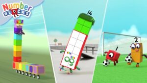 Back to School Sports Special! | Learn to Count for Kids Compilation | Number Cartoon | Numberblocks - Kingdom Kids Zone, Little Learners - Numberblocks