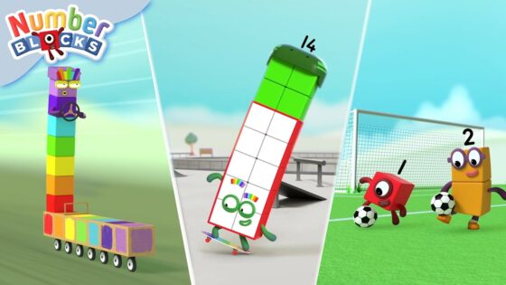 Back to School Sports Special! | Learn to Count for Kids Compilation | Number Cartoon | Numberblocks - Kingdom Kids Zone, Little Learners - Numberblocks