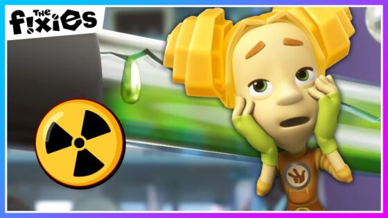There's a Leak In the Lab ☢️ | The Fixies | Educational Cartoons For Kids - Kingdom Kids Zone, Little Learners - The Fixies