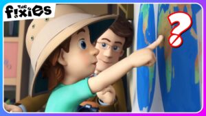 Tom Thomas Wants To Travel The World 🌎 | The Fixies | Educational Cartoons For Kids - Kingdom Kids Zone, Little Learners - The Fixies