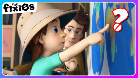 Tom Thomas Wants To Travel The World 🌎 | The Fixies | Educational Cartoons For Kids - Kingdom Kids Zone, Little Learners - The Fixies