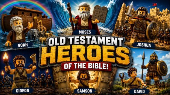 The Greatest Heroes of the Old Testament | LEGO Bible Stories - Bible Stories, Kingdom Kids Zone - Bible Brick Stories