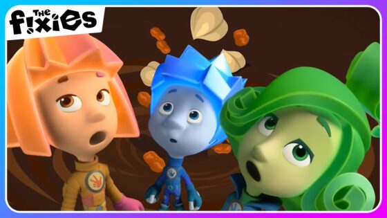 Chocolate Disaster 🍫 | The Fixies | Educational Cartoons For Kids - Kingdom Kids Zone, Little Learners - The Fixies