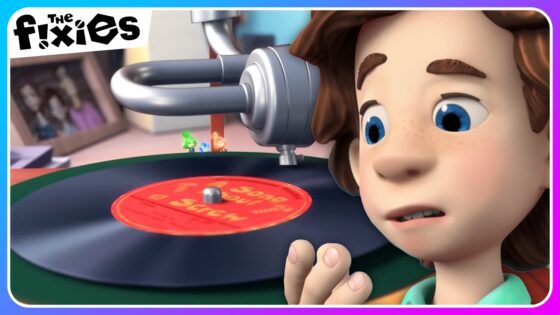 Tom Thomas Finds a Vinyl Record 🎶 | The Fixies | Educational Cartoons For Kids - Kingdom Kids Zone, Little Learners - The Fixies