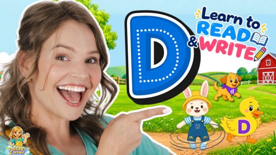 Learn to Read & Write Letter D w/ Silly Miss Lily! Phonics, Reading & Writing for Kids | Kids Videos - Kingdom Kids Zone, Little Learners, Shows - Paisley's Corner - Educational Videos for Kids