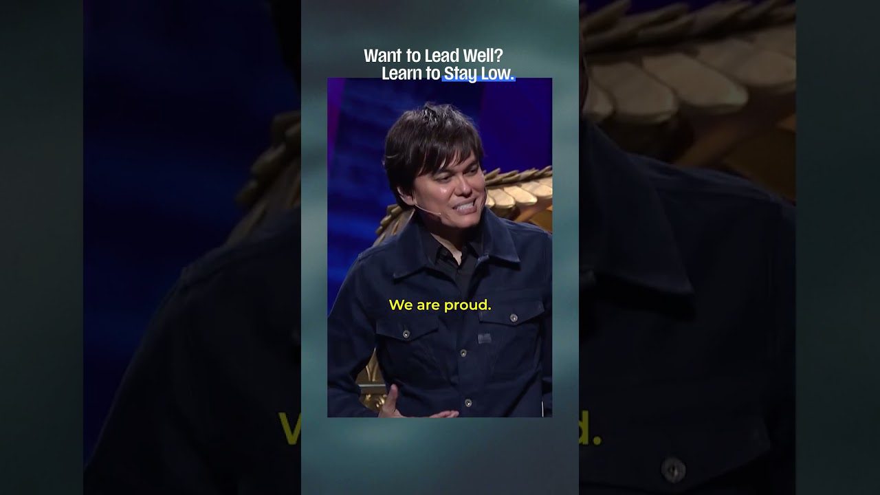 Want to Lead Well? Learn to Stay Low - Healing Grace, Hope & Healing, Shorts - Joseph Prince