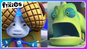 Can Nolik Get Away From The Chameleon? | The Fixies | Educational Cartoons For Kids - Kingdom Kids Zone, Little Learners - The Fixies