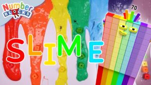 Let's Make Rainbow Slime | Learn to Count for Kids Compilation | Number Cartoon | Numberblocks - Kingdom Kids Zone, Little Learners - Numberblocks