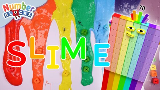 Let's Make Rainbow Slime | Learn to Count for Kids Compilation | Number Cartoon | Numberblocks - Kingdom Kids Zone, Little Learners - Numberblocks