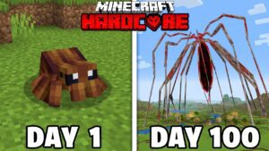 I Survived 100 Days as ARACHNOPHOBIA in Minecraft - Gameplay, Kingdom Kids Zone, Minecraft - EYstreem