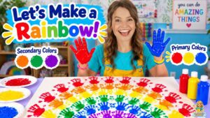 Learn Colors for Kids with Silly Miss Lily & a Rainbow Craft 🌈 Primary & Secondary Colors for Kids - Kingdom Kids Zone, Little Learners, Shows - Paisley's Corner - Educational Videos for Kids