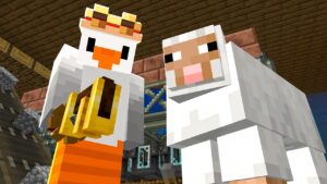 do ewe wanna build a wool farm? - Gameplay, Kingdom Kids Zone, Minecraft - CringyGull