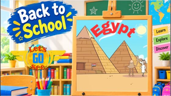 🏺 Discover Ancient Egypt! | Let's Go See – Pyramids & Pharaohs | Back to School - Kingdom Kids Zone, Little Learners - Let's Go See