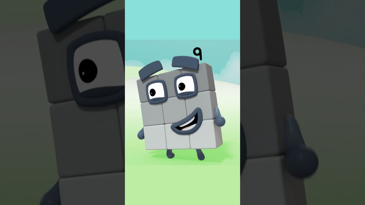All About Numberblock 9! | Learn to Count for Kids | Number Cartoon | Numberblocks #shorts - Kingdom Kids Zone, Little Learners, Shorts - Numberblocks