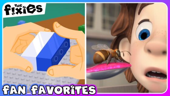 The Construction Set, The Bee and MORE | The Fixies | Fan Favorite Episode Compilation - Kingdom Kids Zone, Little Learners - The Fixies
