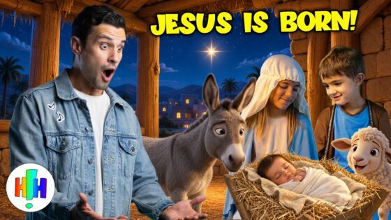 He Made A Way | Birth of Jesus | Christian Songs for Kids | Hey! Hosanna - Kingdom Kids Zone, Sing With Me - Hey! Hosanna