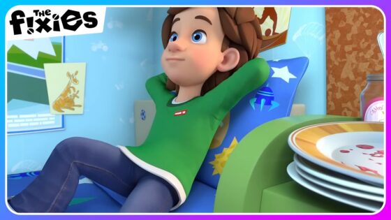 Tom Thomas is Having a Lazy Day | The Fixies | Educational Cartoons For Kids - Kingdom Kids Zone, Little Learners - The Fixies