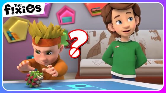 Does Sammy Have Telekinesis? | The Fixies | Educational Cartoons For Kids - Kingdom Kids Zone, Little Learners - The Fixies