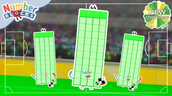 Meet Numberblock 44 | BRAND NEW CHARACTER REVEAL | Learn to Count | Numberblocks - Kingdom Kids Zone, Little Learners - Numberblocks