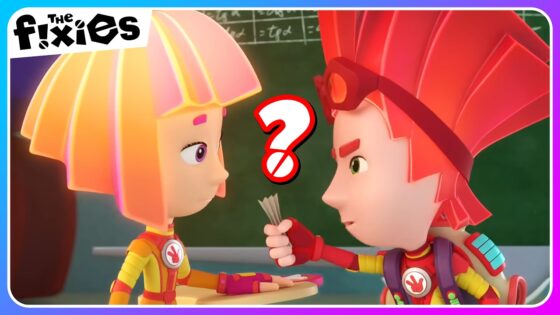 Fire Wants Simka's Cheat Sheet | The Fixies | Educational Cartoons For Kids - Kingdom Kids Zone, Little Learners - The Fixies