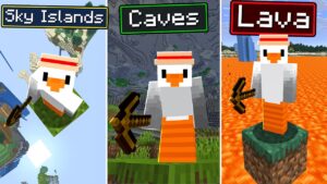 Can I Beat Minecraft's DELETED World Types? - Gameplay, Kingdom Kids Zone, Minecraft - CringyGull