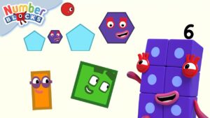 Let's Learn Basic Shapes for Kids | Learn to Count 4 Kids Compilation | Numberblocks - Kingdom Kids Zone, Little Learners - Numberblocks