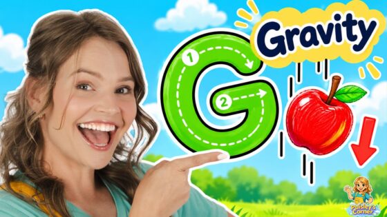 Learn to Read & Write Letter G with Silly Miss Lily! | Gravity, Phonics, Hard & Soft G | Kids Videos - Kingdom Kids Zone, Little Learners, Shows - Paisley's Corner - Educational Videos for Kids