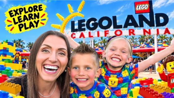 AMAZING Day at LEGOLAND California! Amusement Park Learning & Family Fun for kids - Kingdom Kids Zone, Little Learners - Happy Hubbard’s - Educational Videos for Kids